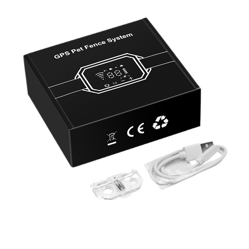 GPS Wireless Dog Fence, Electric Shock Vibrate, Range Adjustable Warning Strength, Rechargeable, Pet Containme — image 4