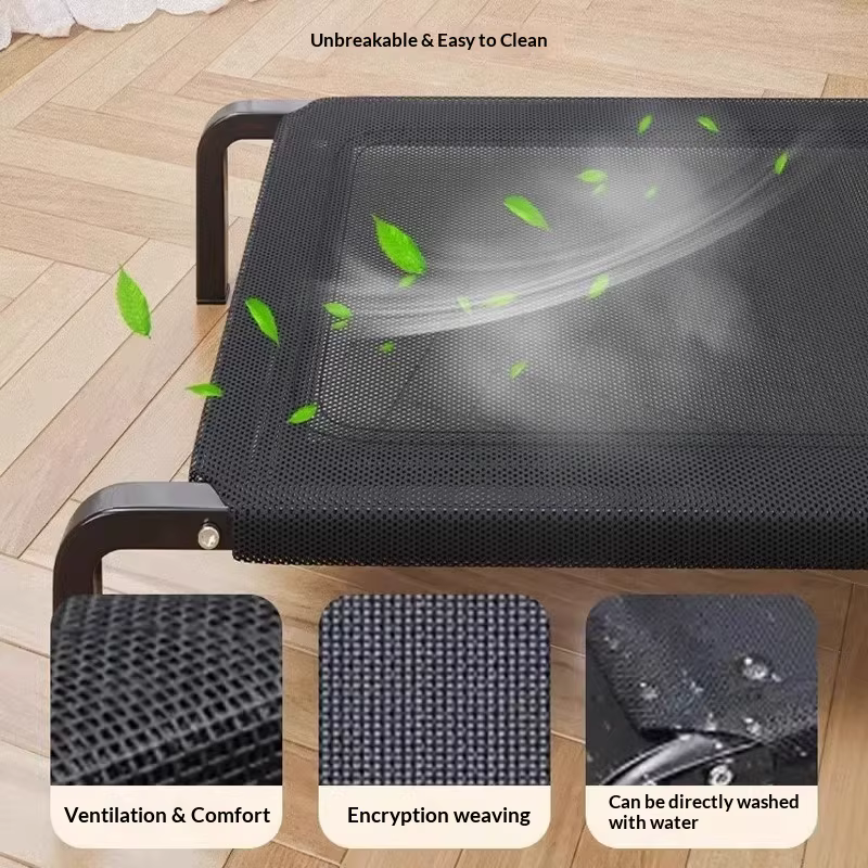 Cama Elevada para Perros Outdoor e Interior, Todo el Año, Duradera, Portátil, Resistente a la Humedad, No Resbaladiza, para Perros Grandes y Pequeños, Cama para Gatos, Accesorios para Mascotas — imagen 4