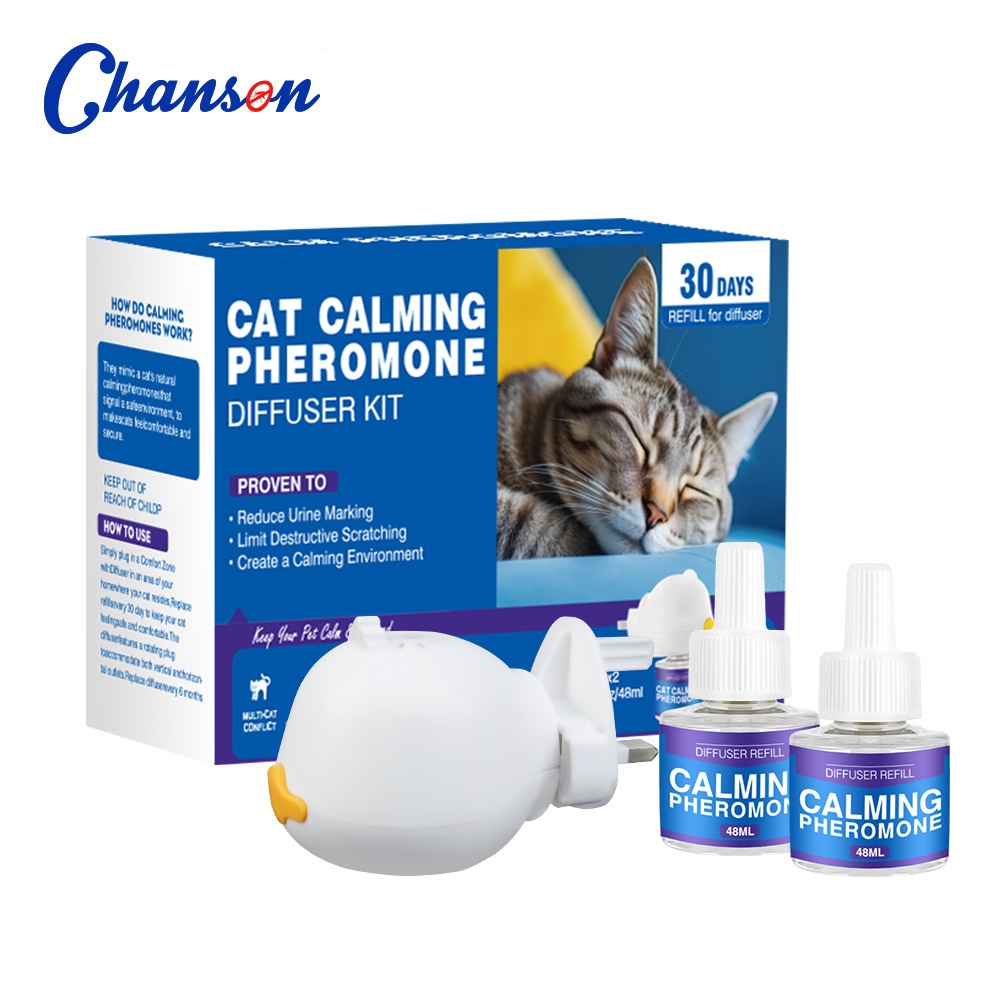 Cat Calming Pheromone Spray Pet Pheromone Mood Soother Anti-Stress Electric Heating Set — image 6