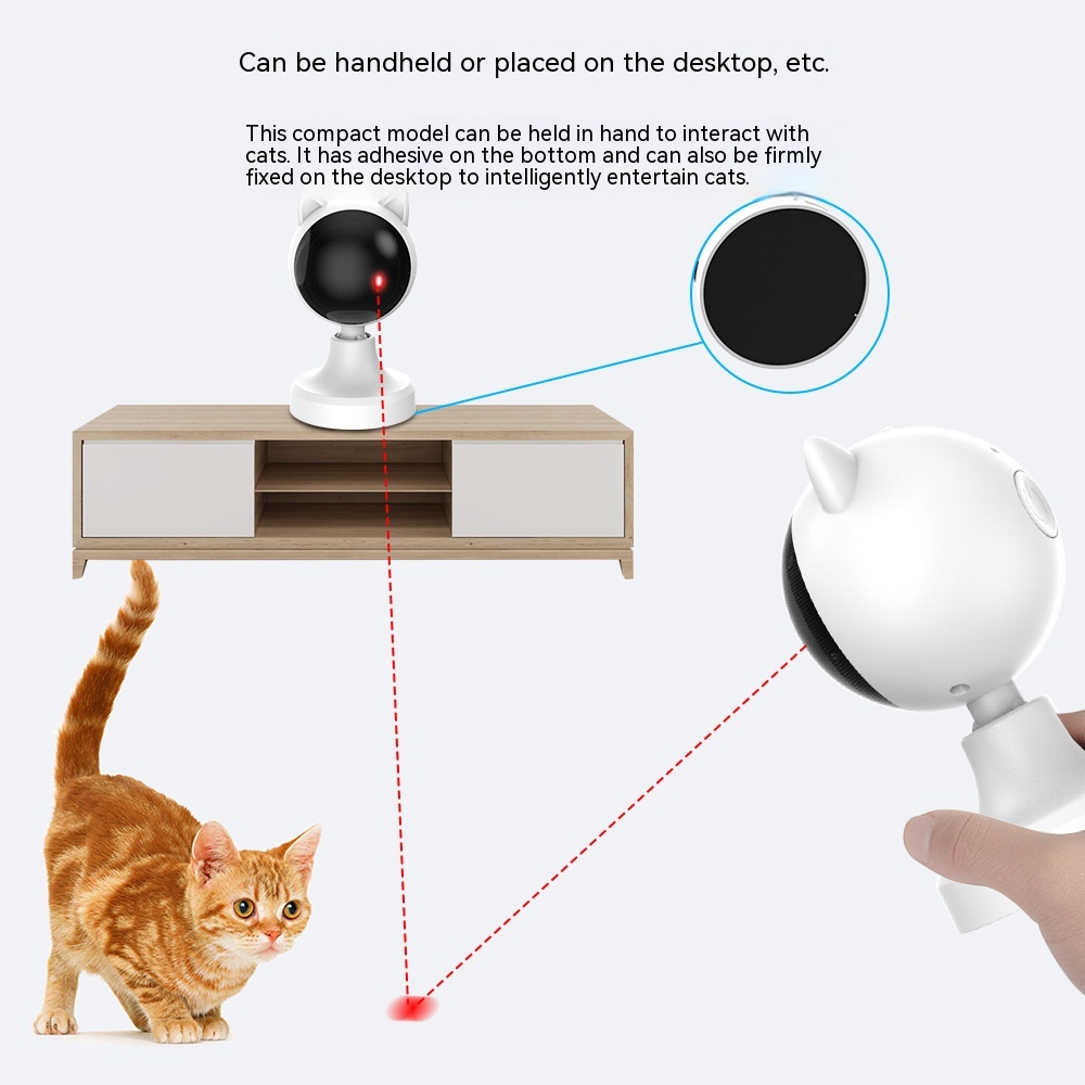 Teaser de Láser Inteligente para Gatos con Carga USB — imagen 12