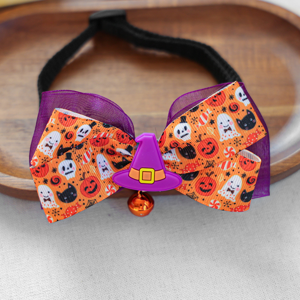 Accesorios para Mascotas Collar de Calavera o Calabaza con Luz en la Oscuridad para Perros y Gatos de Halloween — imagen 11