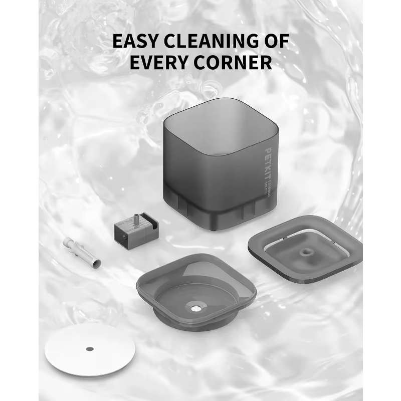 PETKIT Cat Water Fountain with Wireless Pump, Ultra Quiet 65oz/1.85L Pet Water Fountain for Cats and Dogs Inside, Detachable Desig — image 5