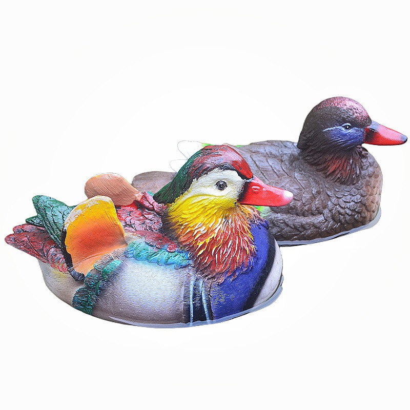 Floating Mandarin Duck Landscape Resin Decoration — image 5