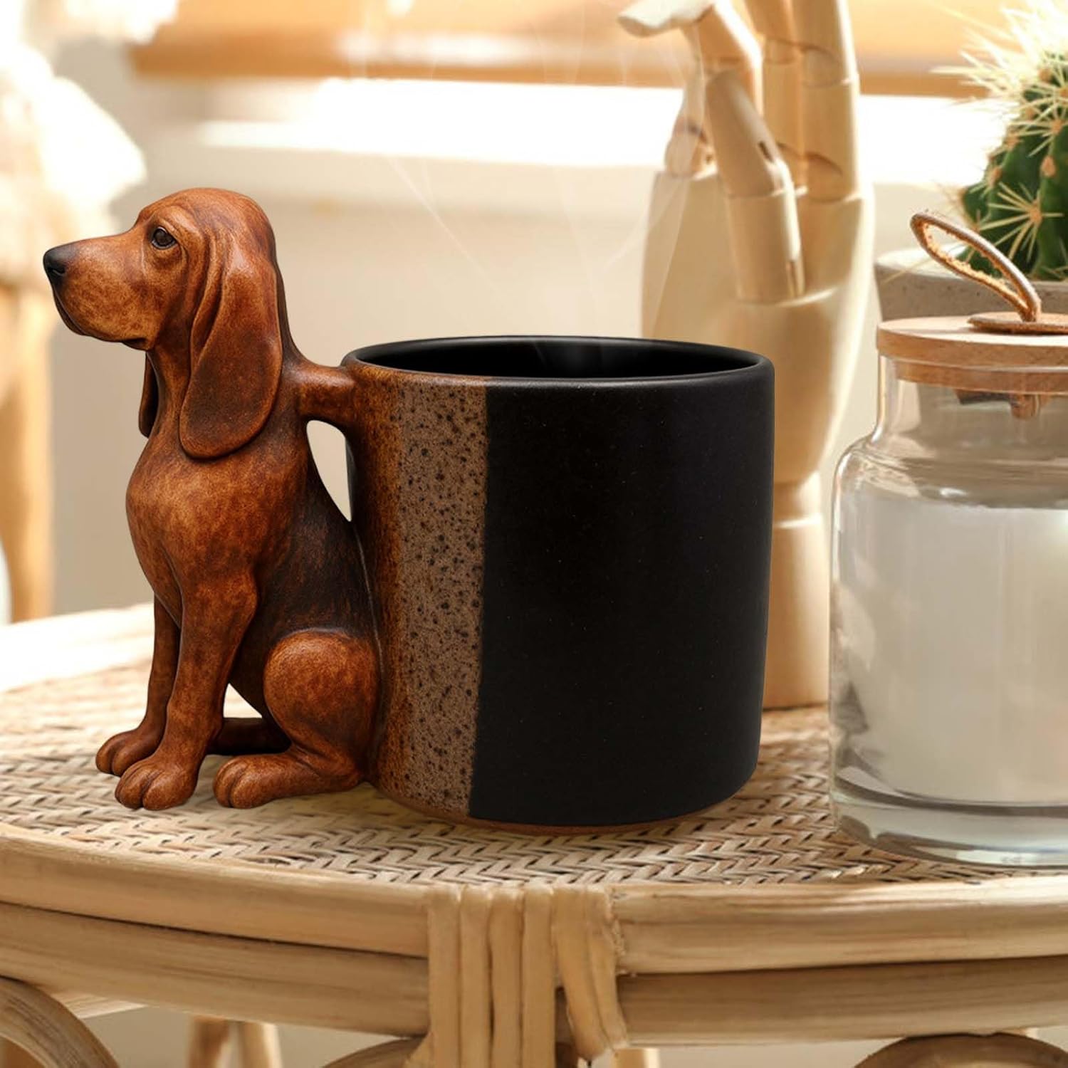 Creative 3D Animal Shape Ceramic Mug, 11 Oz 3d Animal Cup, Unique Dog Coffee Mugs Gift With Handle For Home & Office, Gift For Dogs Owner — image 3