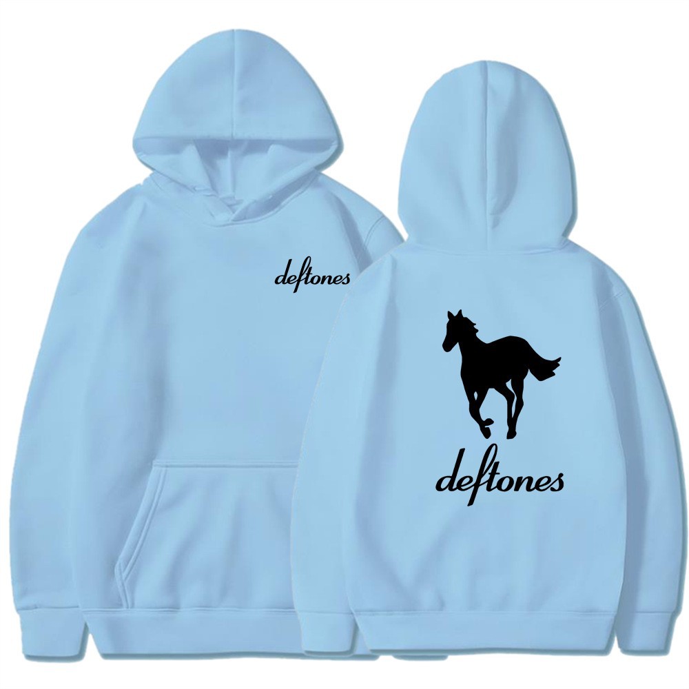Deftones White Horse Print Hoodie Casual Unisex Sweatshirt — image 21