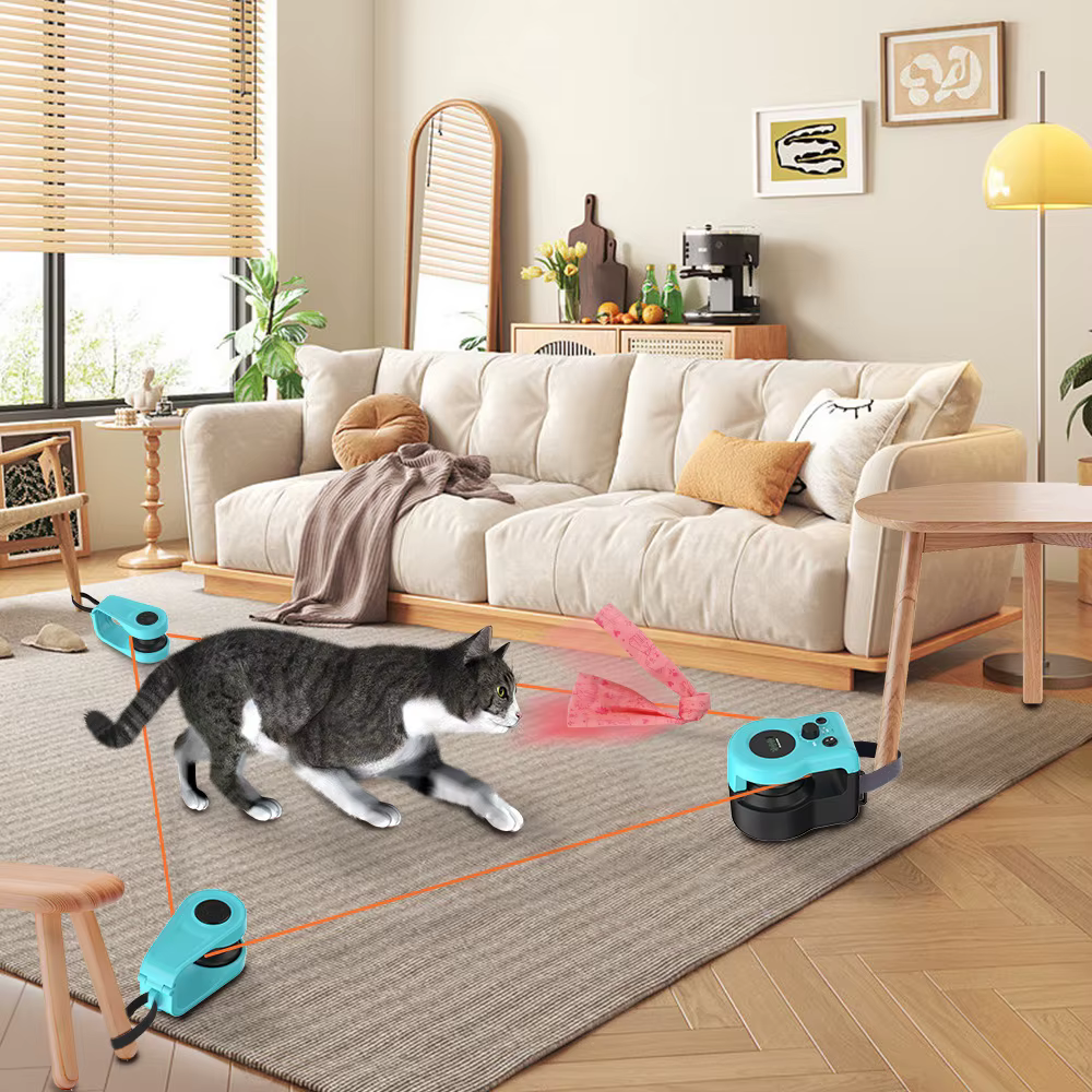 Electric Pet Toys Interactive Cat Toy for Indoor Cats for Bored Kitten Puppy Play Chase Run Exercise Hunting Mental Stimulation — image 2