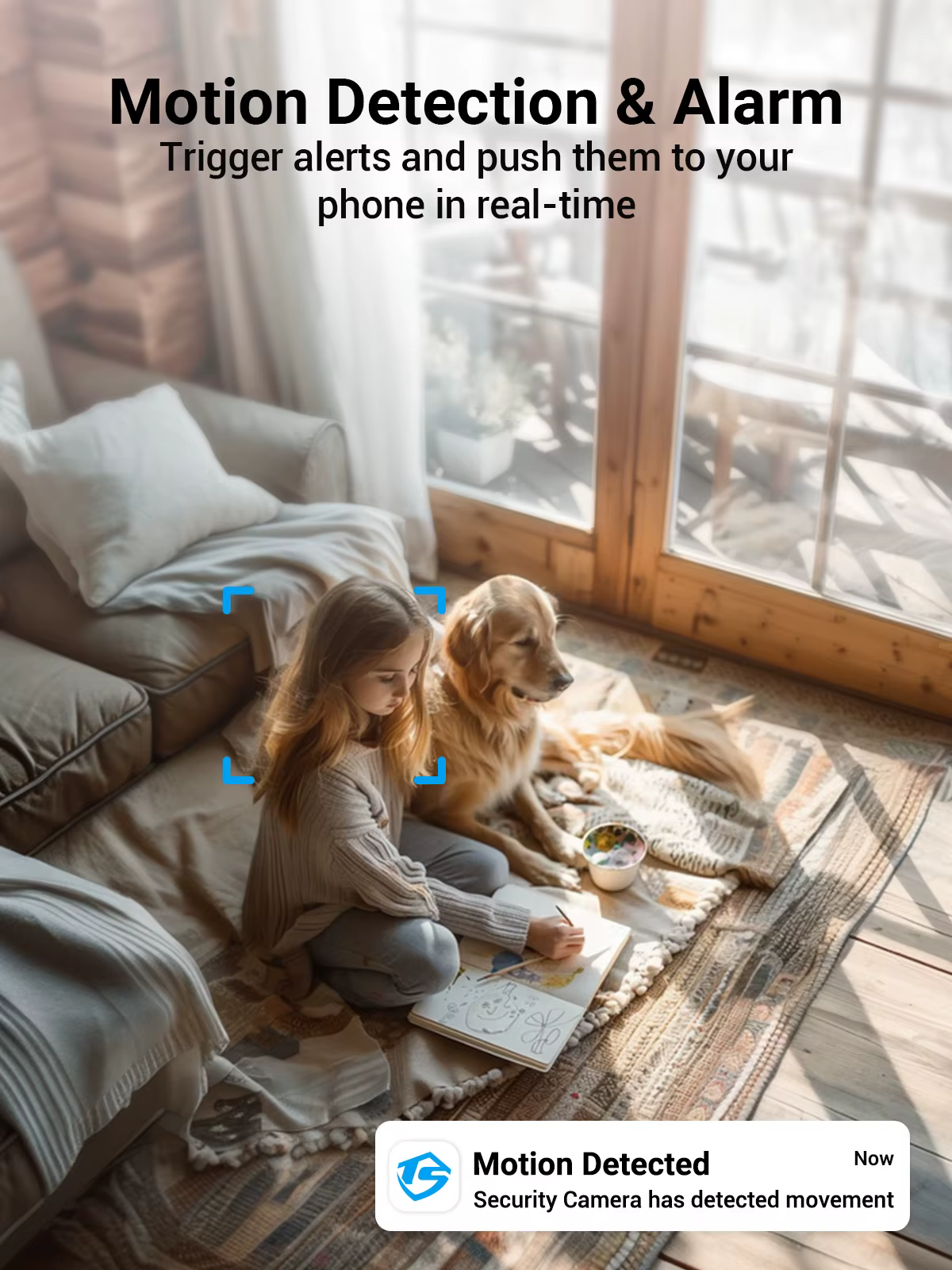 Techage Security WIFI Camera for Home Baby/Elder/Dog/Pet Camera 5G & 2.4G WiFi Camera Spotlight Color Night Vision 2-Way Audio Indoor/Outdoor — image 4