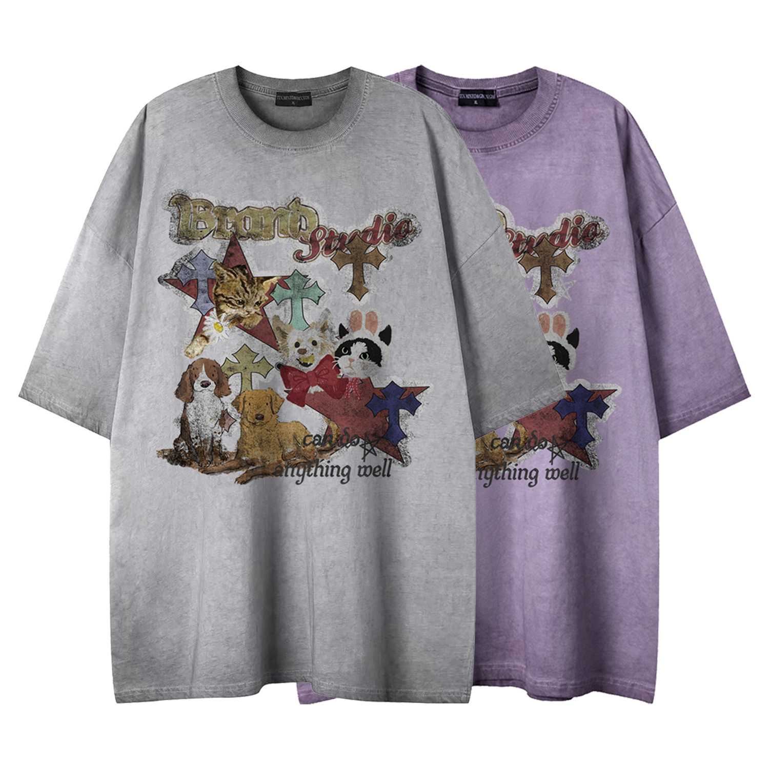 Camisa corta manga para mascotas con diseño animal — imagen 6