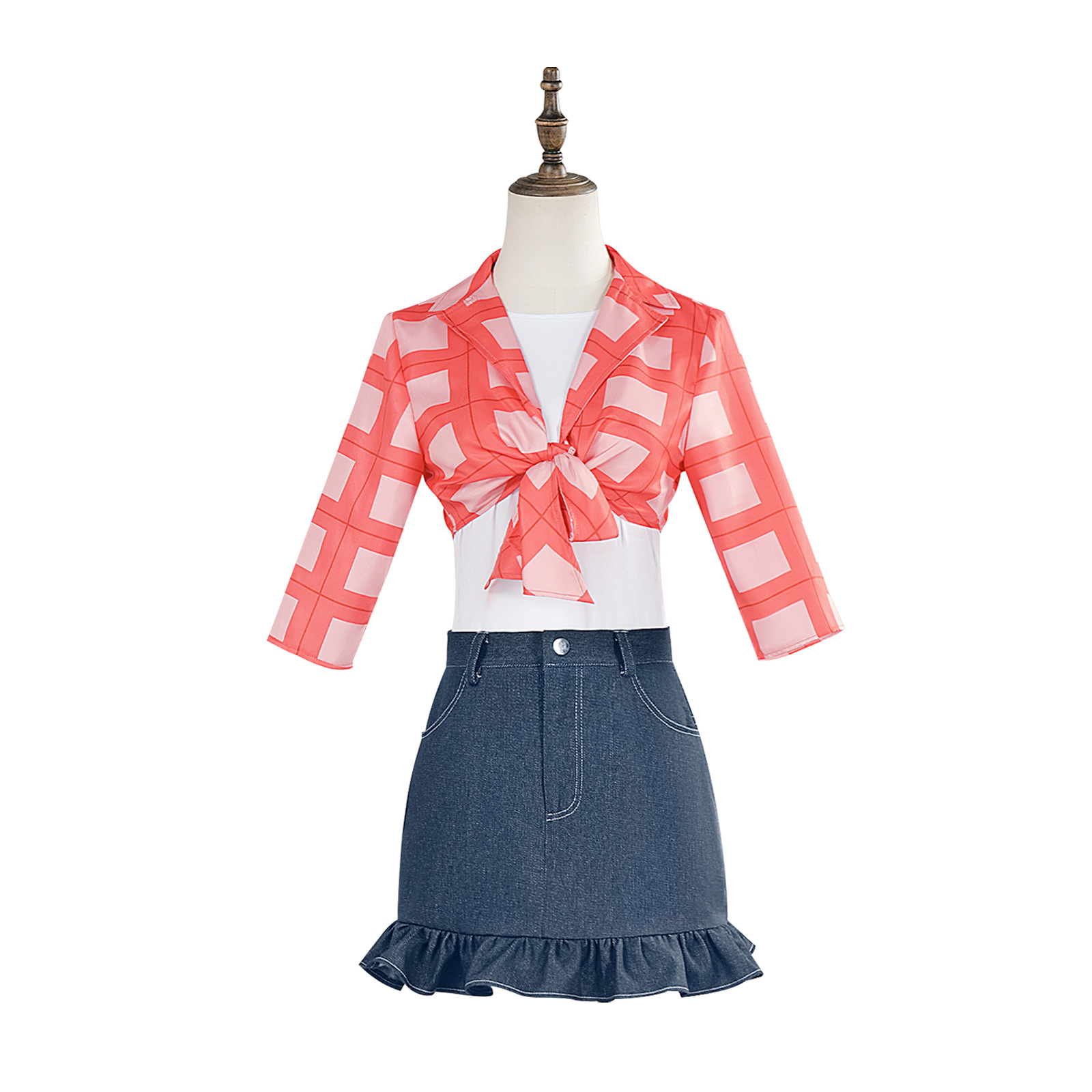 My Little Pony Cosplay Costume Applejack Pinkie Pie Halloween Cute Cowgirl Dress Anime Cosplay Outfit — image 6
