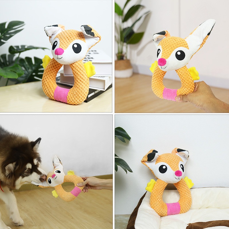 Dog toys make sounds and interact with ears to tease dogs relieve stress and resist biting — image 4
