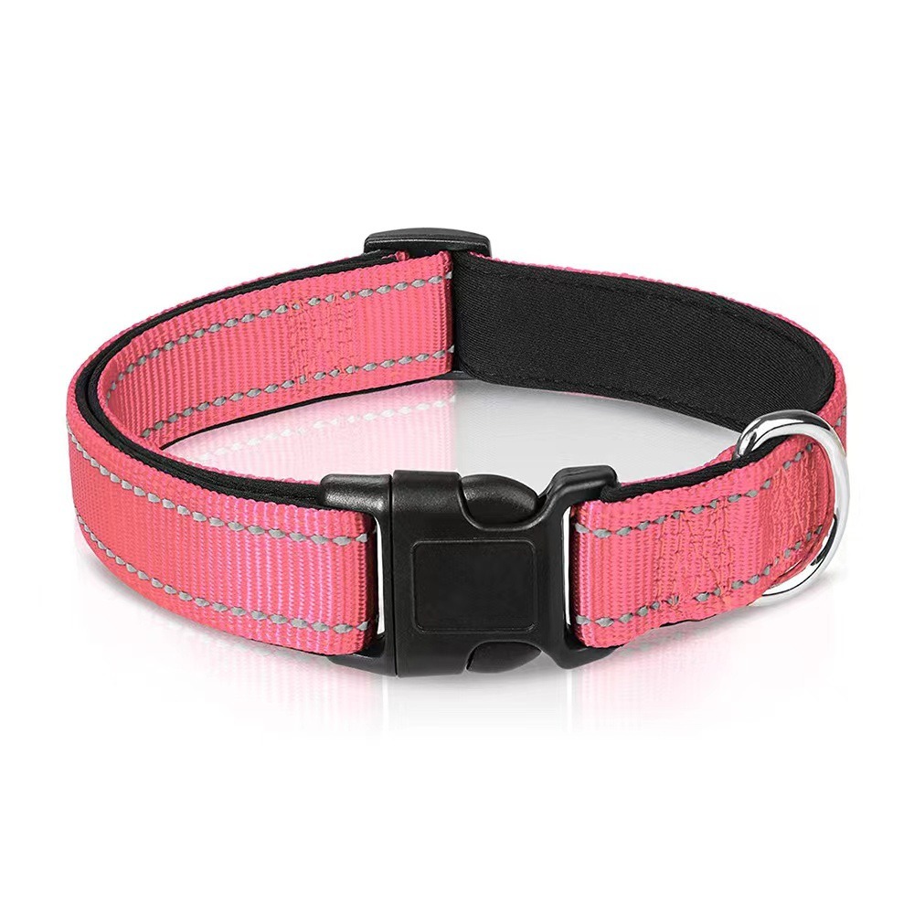 Nylon Material Reflective Neoprene Custom Color Dog Breakaway Collars Personalized — image 3
