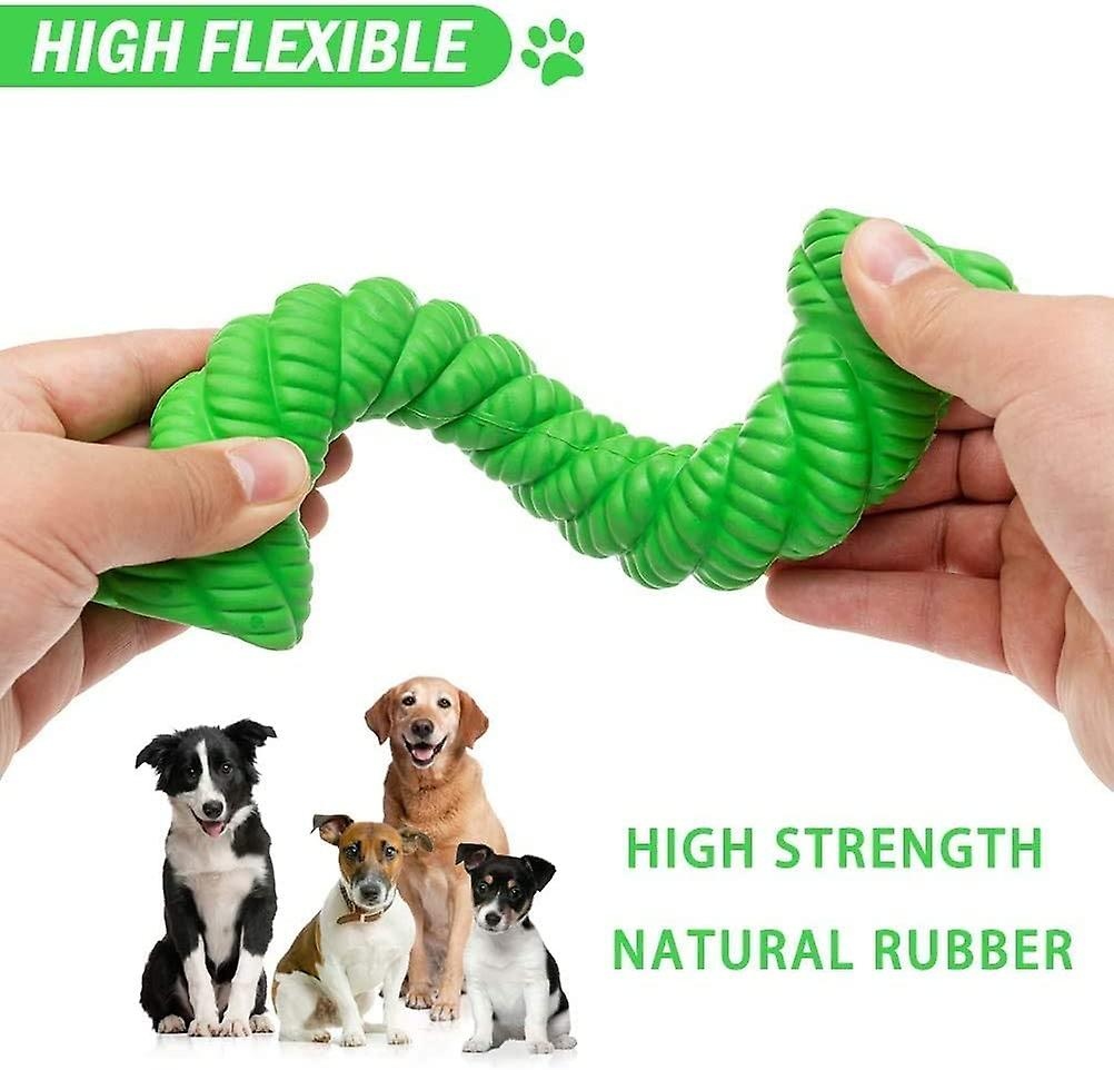 Rubber Dog Rope Toys - Dog Chew Toys For Aggressive Chewers Heavy Duty Dog Tug Toy For — image 3