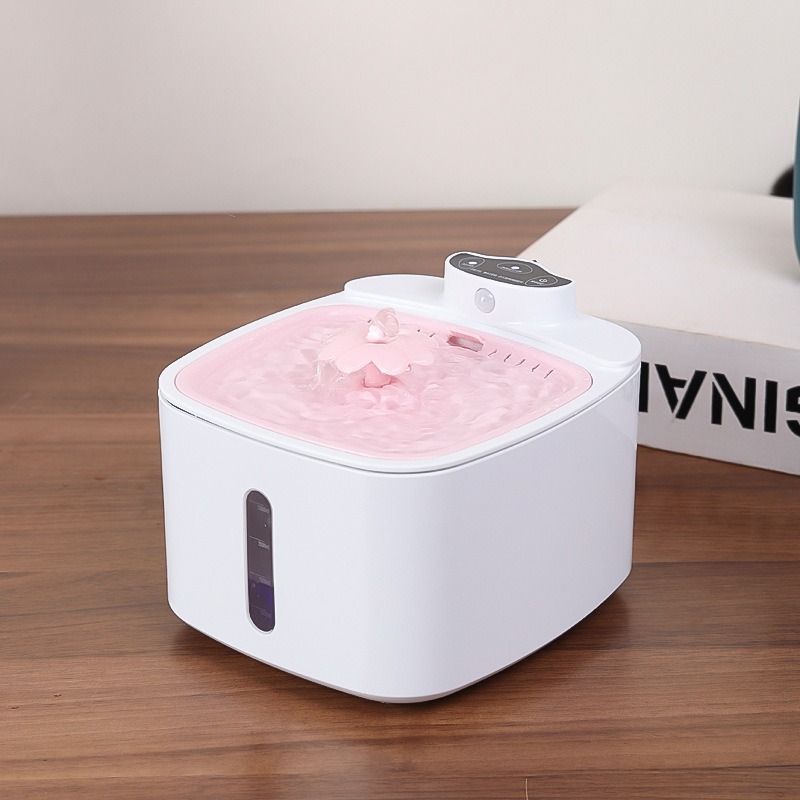 Dispensador de agua para mascotas con carga inalámbrica por inducción, inteligente, con gran capacidad y filtración circulante, para gatos y perros móviles al aire libre — imagen 2