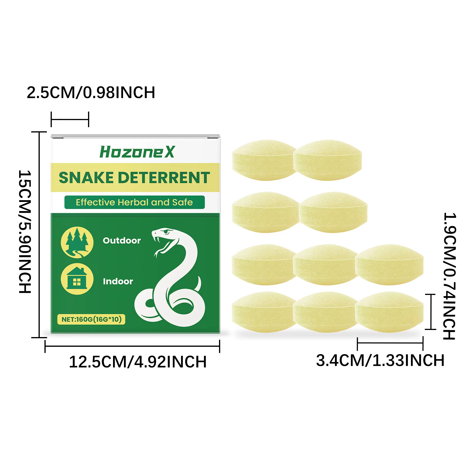 Snake Deterrent Set The Smell Repels Snakes and Keeps them Away Long-lasting Effect and Long-lasting Protection — image 3