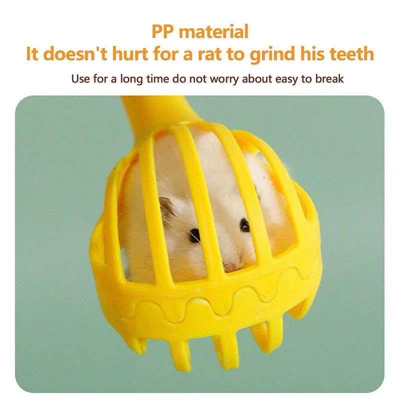 Hamster Clip Small Animal Clamp Anti-Bite Handling Tool Long Handle Poop Scooper for Guinea Pig Hedgehog Rat Cage Accessories — image 4