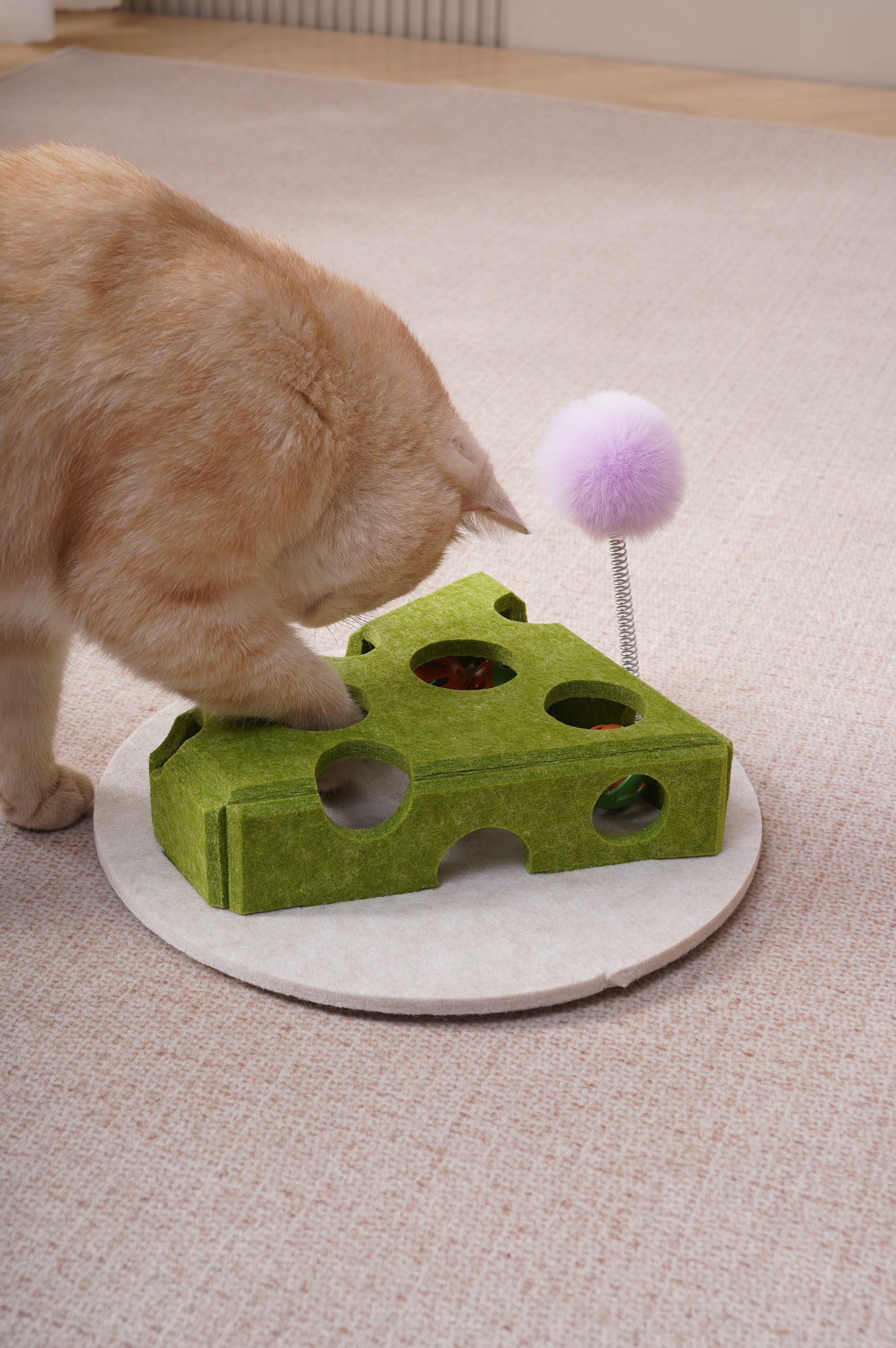 Juguetes de Rompecabezas para Gatos con Bolas y Látigo Elástico: Enriquecimiento Completo para Gatos Domésticos — imagen 14