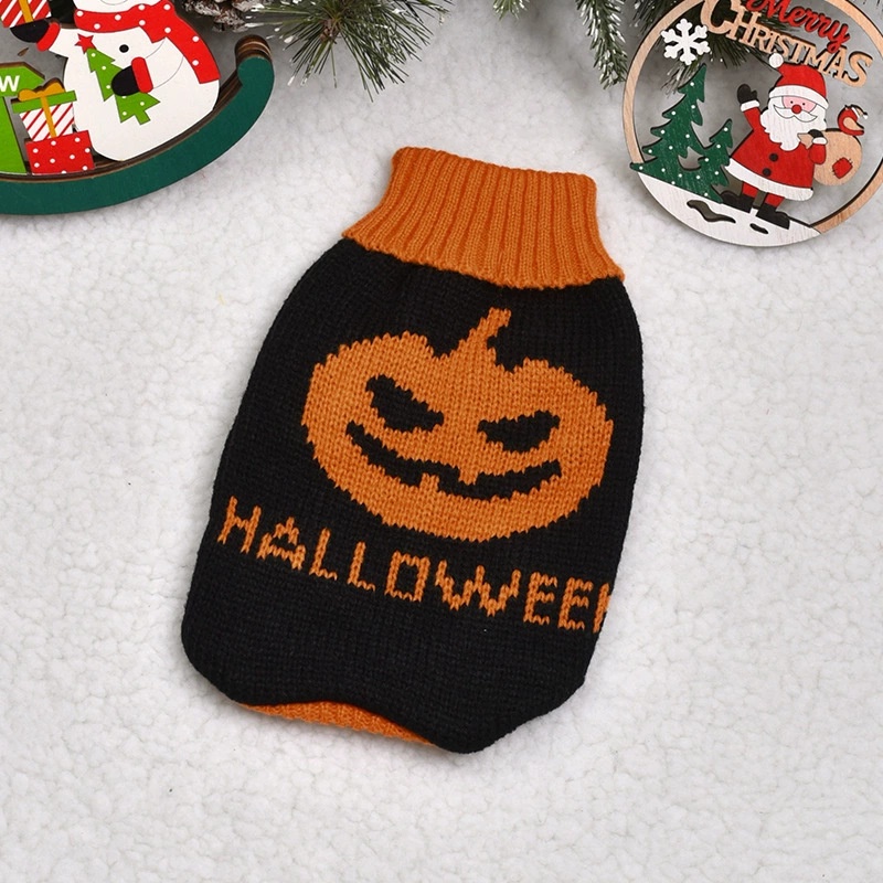 Pet clothes for autumn and winter warm knit Christmas teddy cat sweaters cat and dog clothing — image 15