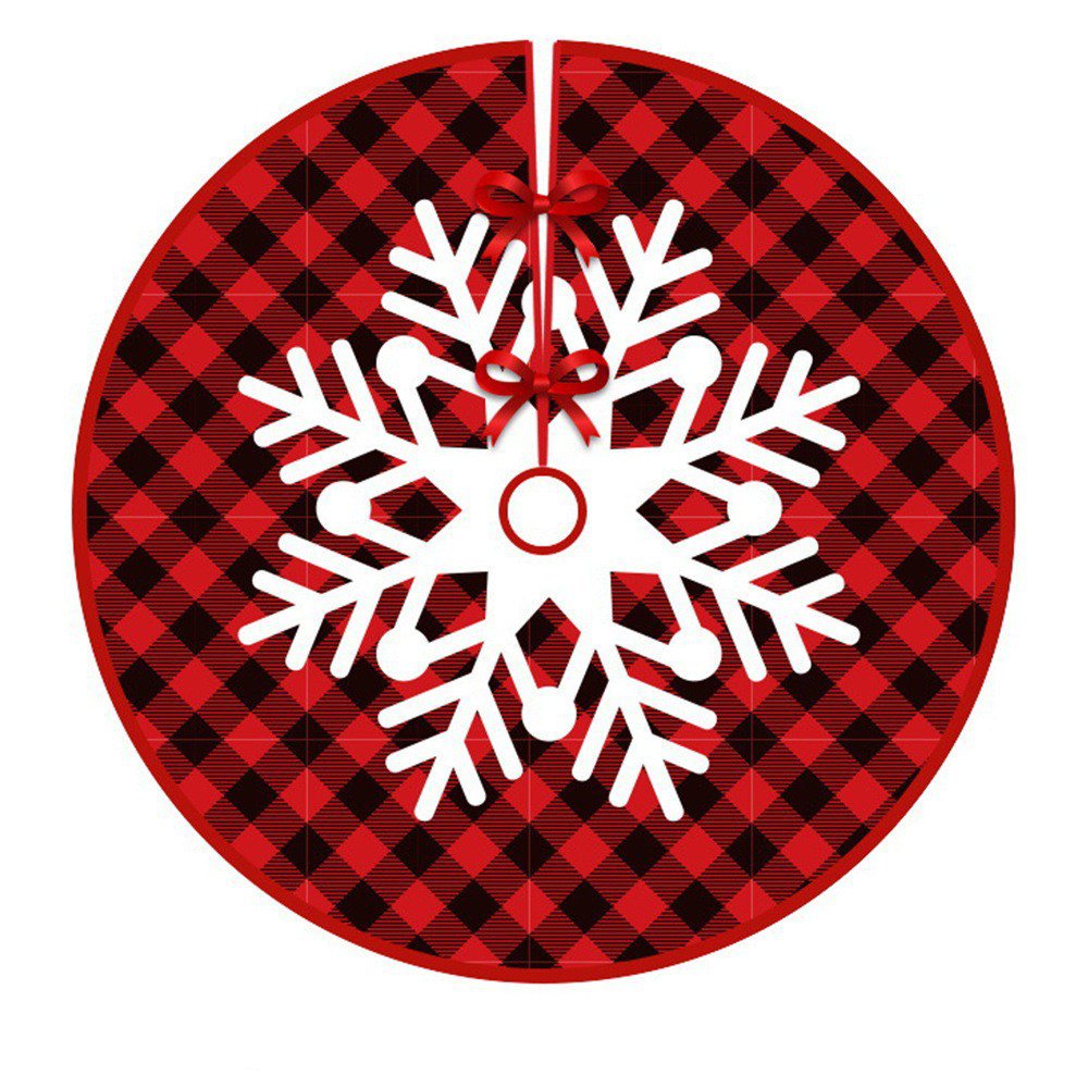 New Christmas Tree Skirt Creative Old Man Snowman Elk Pattern Tree Bottom Decoration Christmas Tree Ornaments — image 5