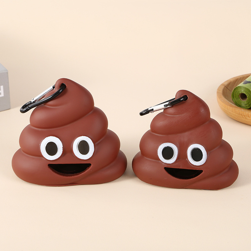 Dispensador de Bolsas Biodegradables para Excremento Canino Portátil para Perros y Gatos, Colección de Residuos Reutilizables — imagen 2