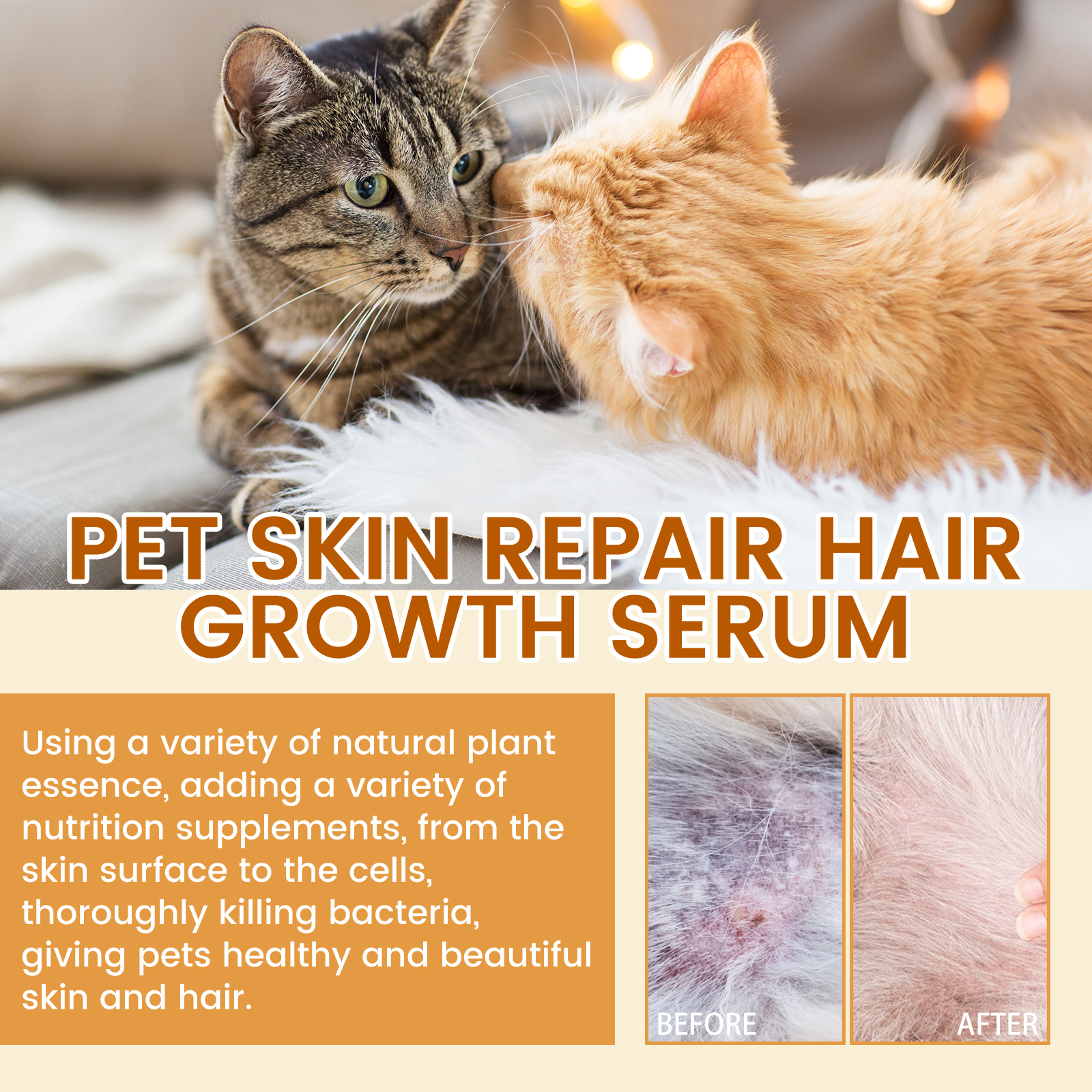 Yegbong Pet Skin Care Essence Cat And Dog Skin Hair Wound Cleaning And Moisturizing Care Essence — image 4