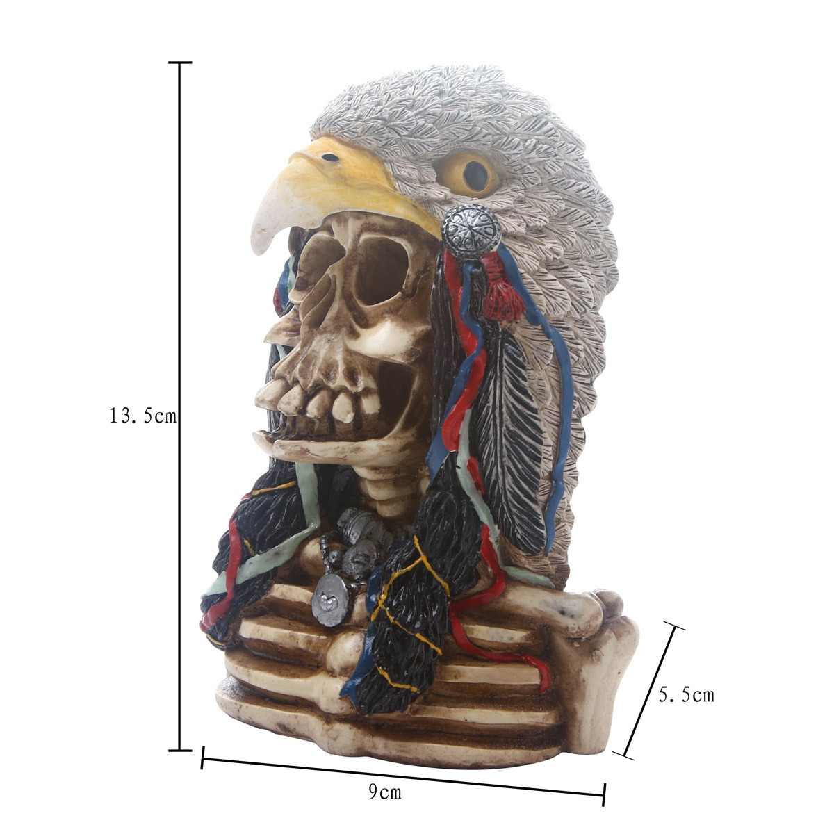Eagle animal skull model resin skull handicraft ornaments — image 4