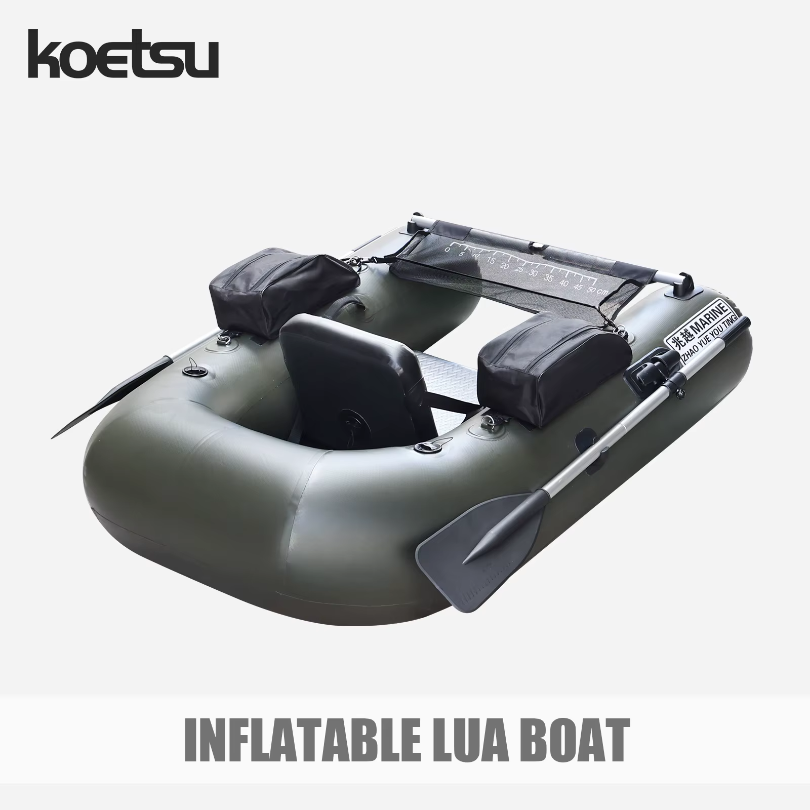 KOETSU Excellent Barco Inflable de Pescar - Perfecto para Cazarencillas y Pesca en Aguas Dulces Ligero Barco de Lure — imagen 3