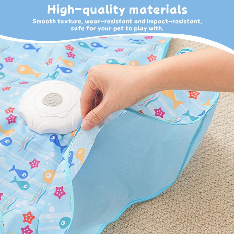 Interactive Hide and Seek Cat Toy with Motion-Activated Mouse, Squeaky Sounds & Surprise Feathers for Kittens — image 6