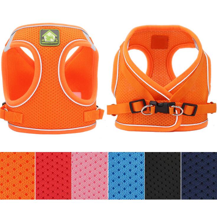 Reflective Cat Harness Leash Set Adjustable Harness Leashes Vest For Puppy Cats Walking Breathable Mesh Chest Strap Pet Product — image 1