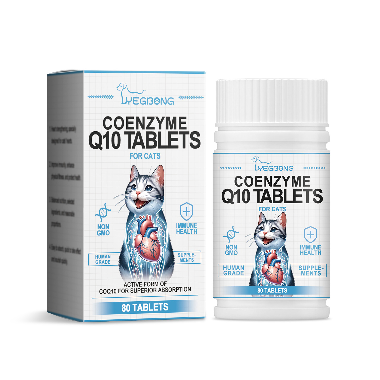 Cats Protect Health And Vitality With Coenzyme Tablets Coenzyme Q10 For Cats To Absorb Nutritional Supplements — image 3