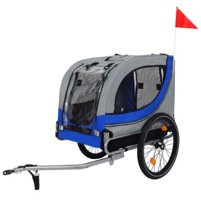 Large Folding Bike Trailer For Dogs 120LB Capacity All-Terrain Pet Carrier, Durable Steel Frame For Cycling, Jogging, Camping Outdoor Adventures — imagen 16