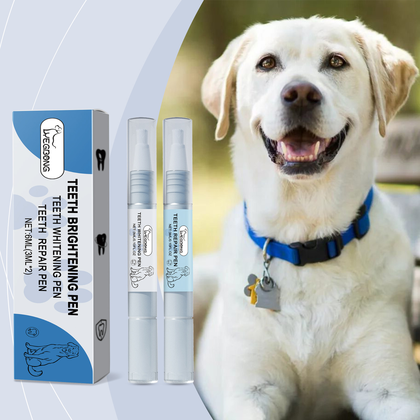 Kit de Pintura Dental para Mascotas - Eliminador de Placas y Manchas — imagen 3