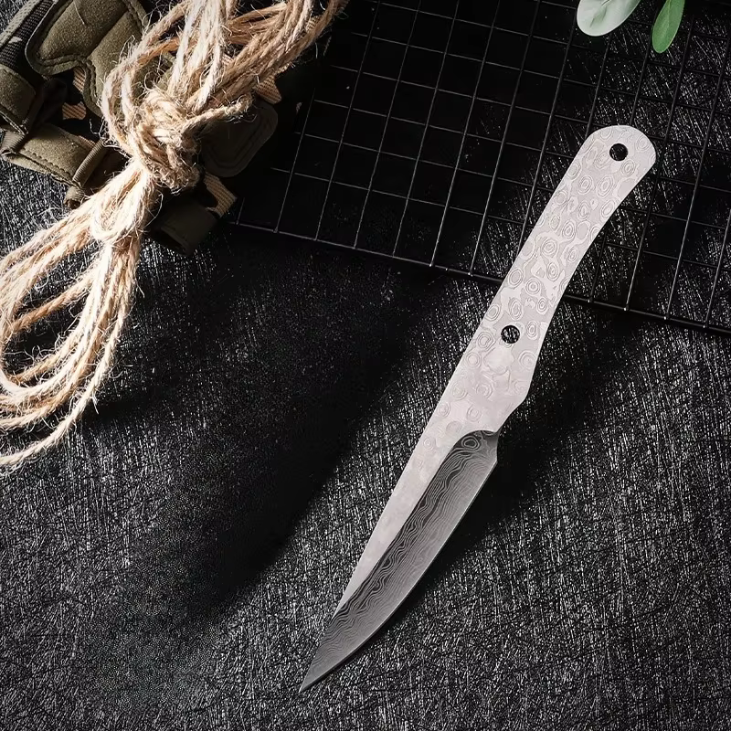 High Hardness Small Straight Knife Pattern Household Handmade Stainless Steel Multi-Purpose Knife DIY Knife EDC Tool — image 2