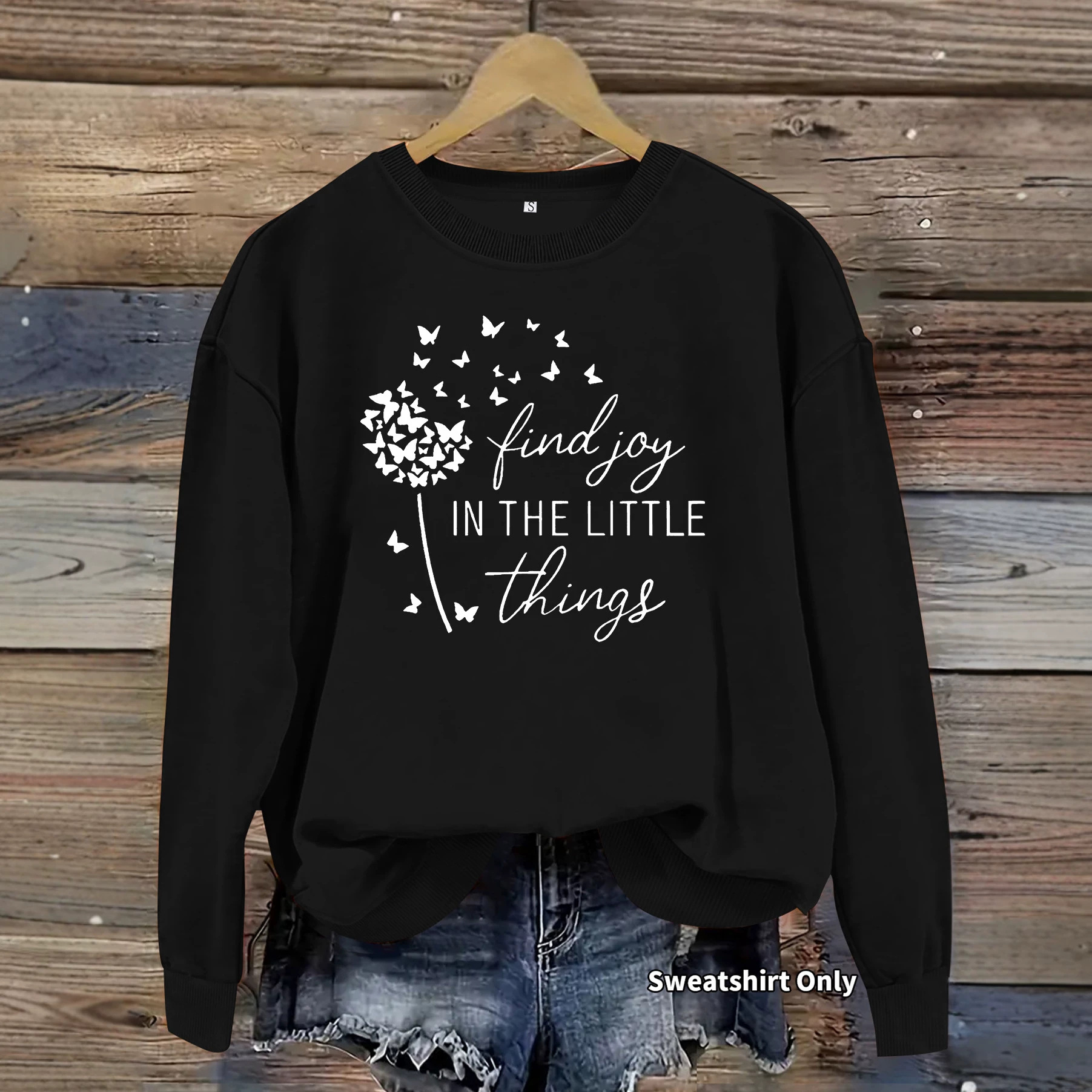 Butterfly dandelion printed hoodie — image 6
