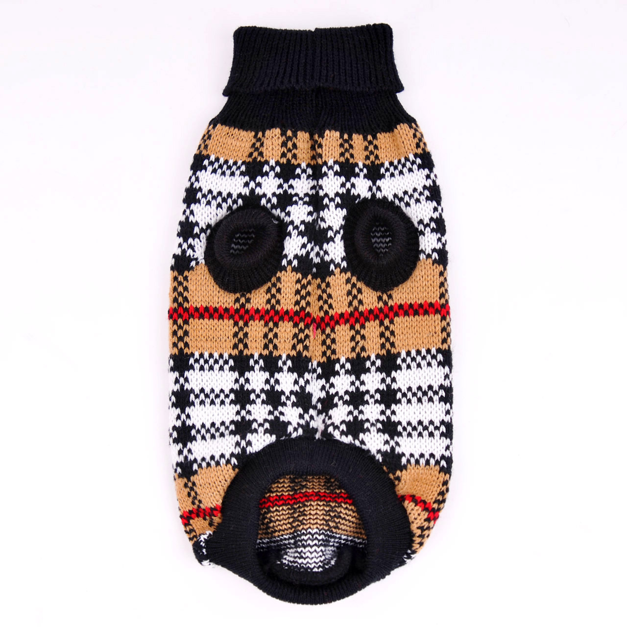 Chaquetas de invierno de alta calidad para mascotas con patrón de tartán clásico — imagen 4
