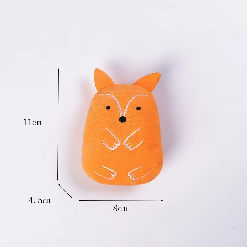 Cat toys pet plush toys self-excited toys to relieve tooth grinding cartoon animal bite-resistant plush toy supplies — image 6
