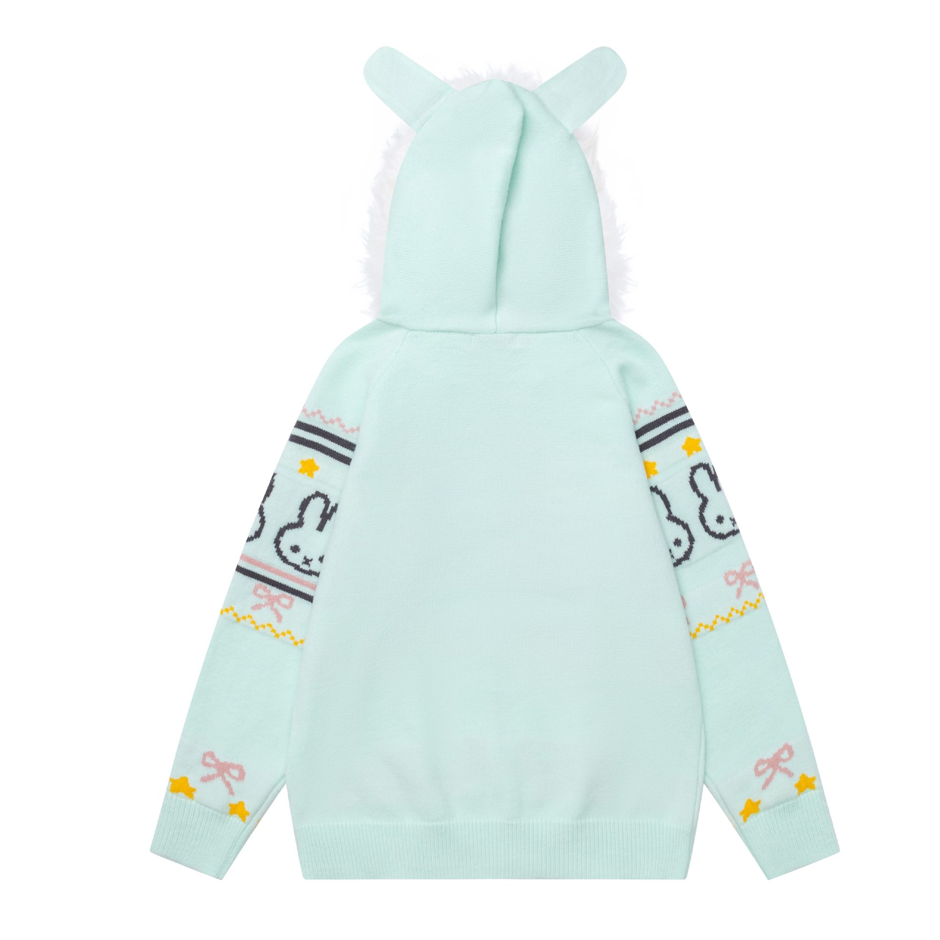 Jacquard rabbit plush sweater — image 5