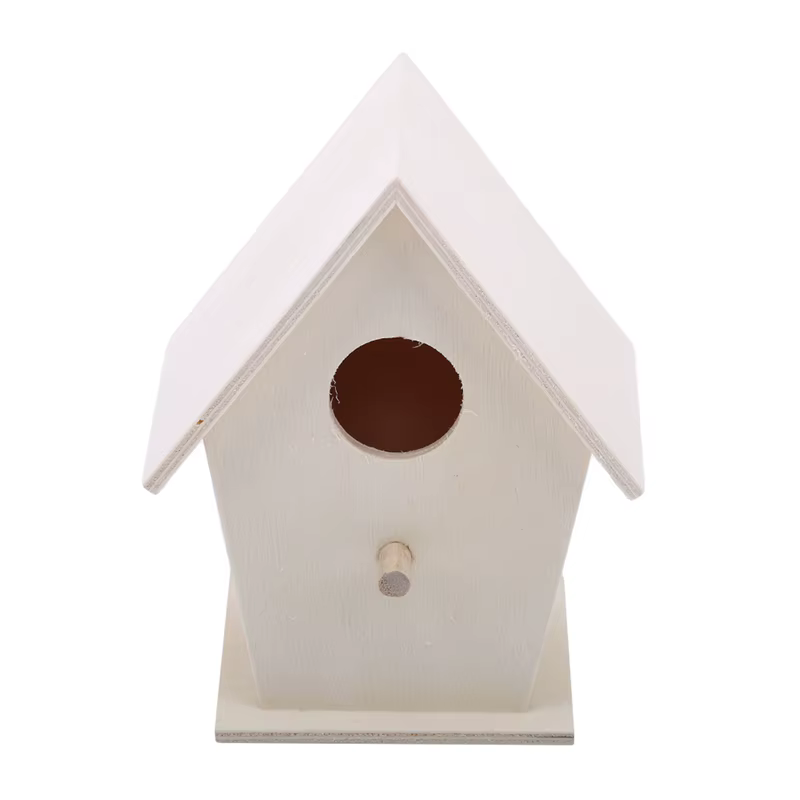 Caja de Pájaros para Jardín de Madera - Casa de Ave para Exterior con Cuerda de Colgar — imagen 2