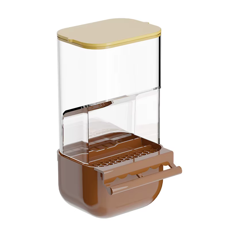 Comederos Automáticos para Aves de Interior, Herramientas de Alimentación, Contenedor Dispensador para Jaula de Loros, Set de Alimentación Plástico Atornillable — imagen 1