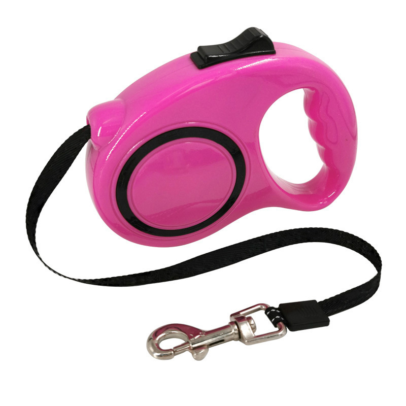 Pet Automatic Telescopic Traction Rope Black Circle Candy Colored Dog Traction Device Portable Dog Rope Dog Chain — image 6