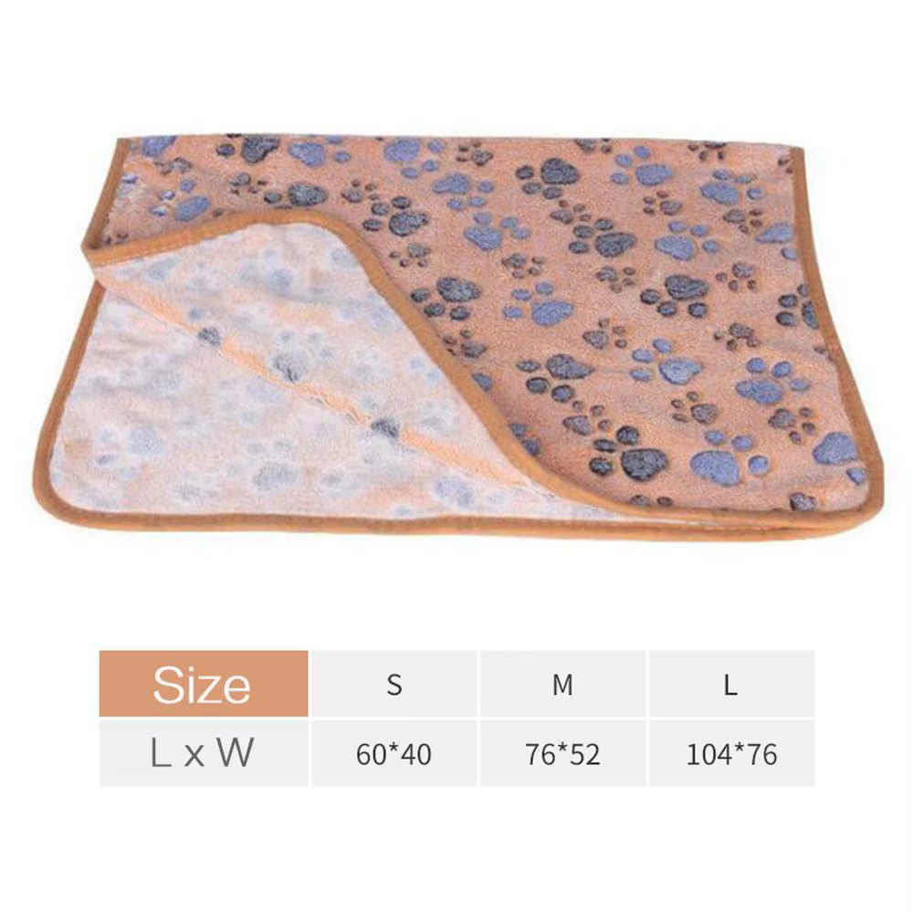 Soft Fluffy Pet Blanket Cute Cartoon Pattern Pet Mat Warm and Comfortable Blanket for Cat Dogs — image 6