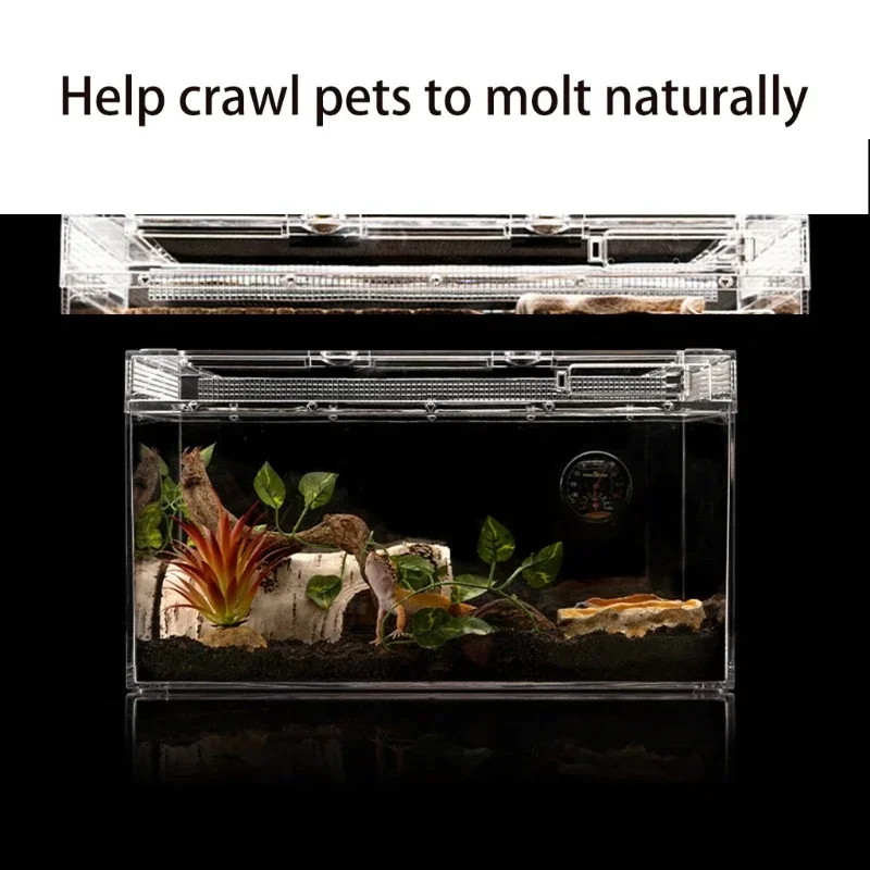 Pet Reptile Artificial Birch Log Hide Box Hide House Caves for Pet Snake, Scorpions, Juvenile Corn, Lizards Scenery Terrarium Decor — imagen 5