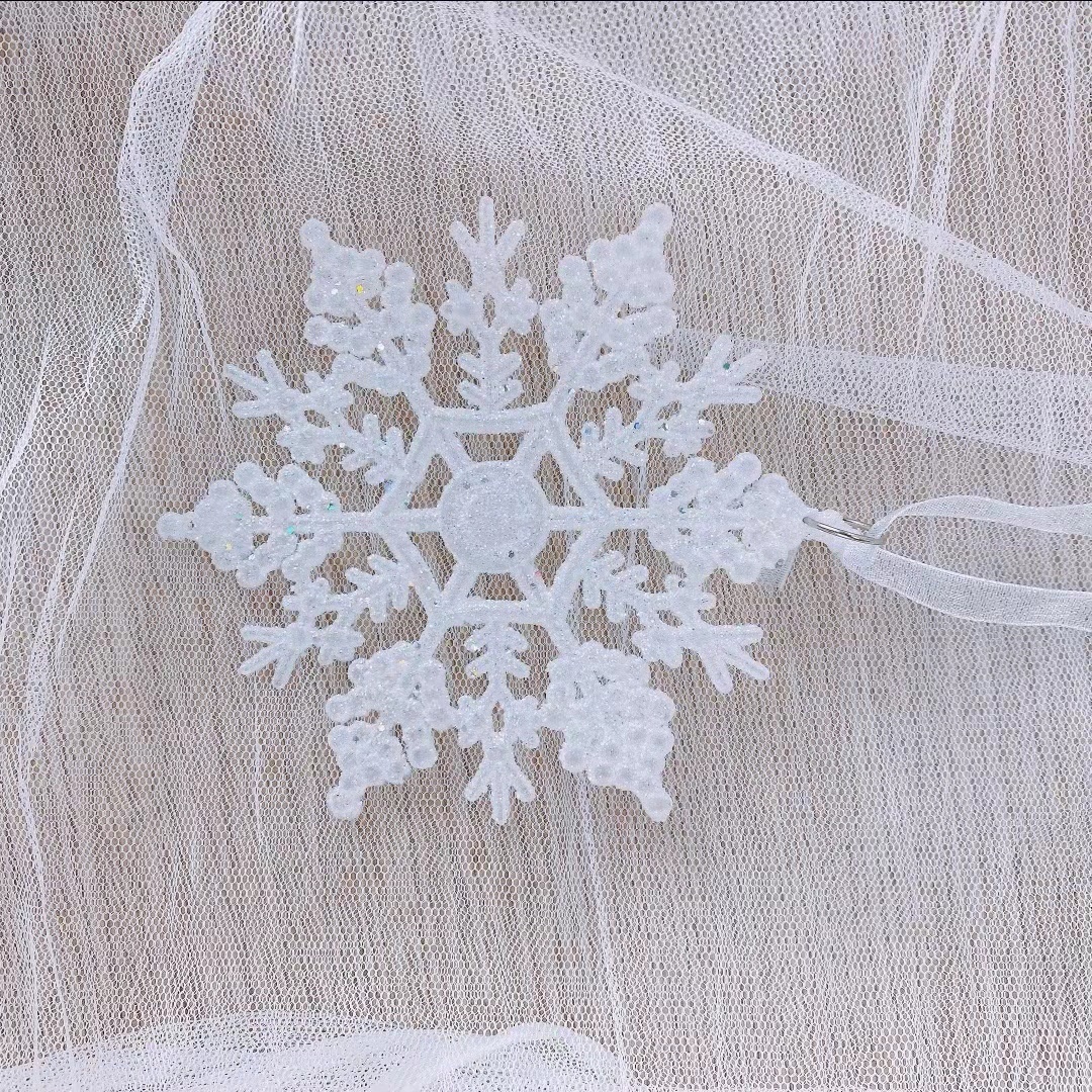 Adorno Navideño Plástico de Estrella de Nieve y Reino de los Cielos con Campana y Ciervo — imagen 4