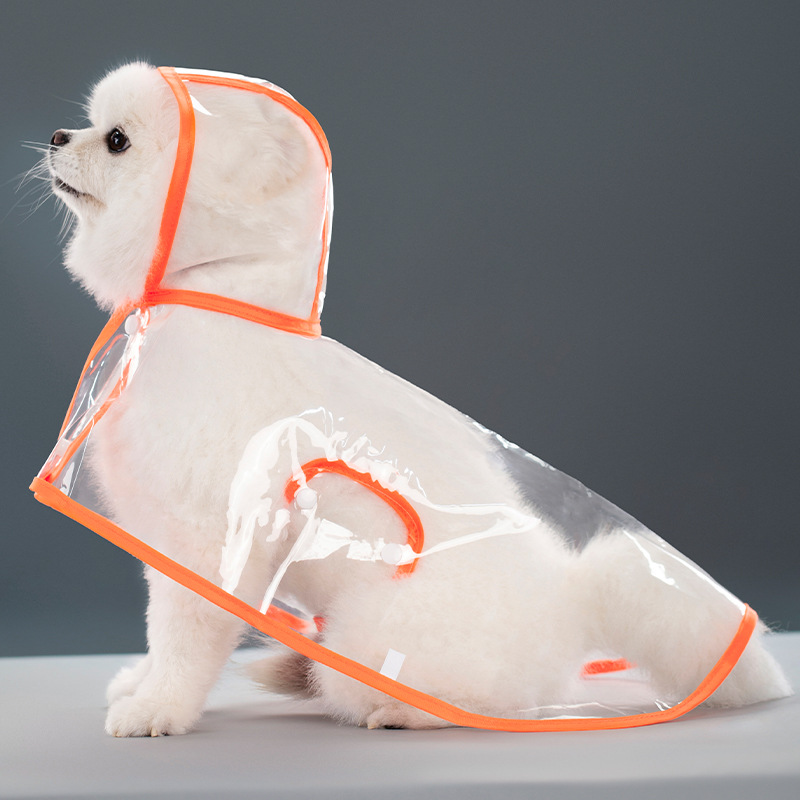 Ropa de Perro Impermeable de Plástico Transparente — imagen 9