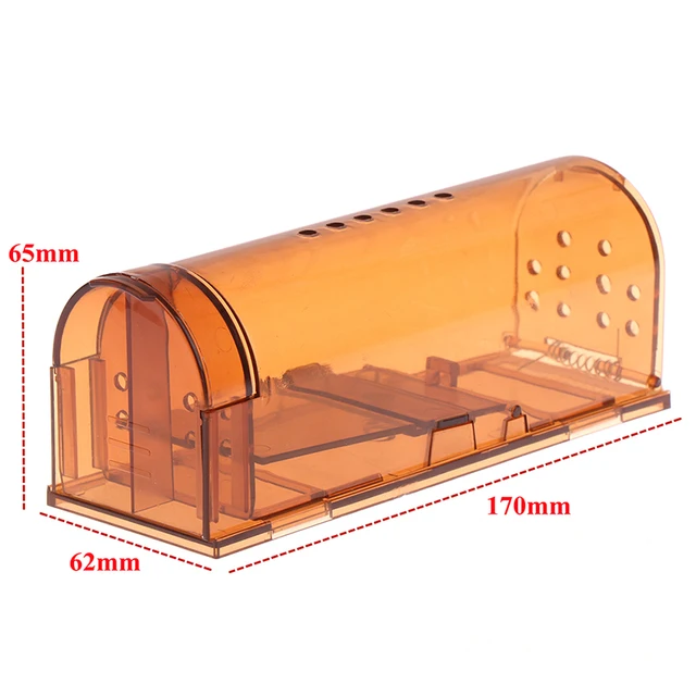 Smart Self-locking Mousetrap Safe Firm Transparent Household Mouse Catcher Control Cage Reusable Mice Rodent Catcher Rat Traps — image 6