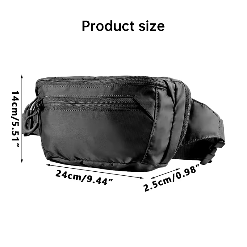 Tactical Molle Chest/Waist CCW Bag (with Pistol Holster) - EDC/Hunting — image 9