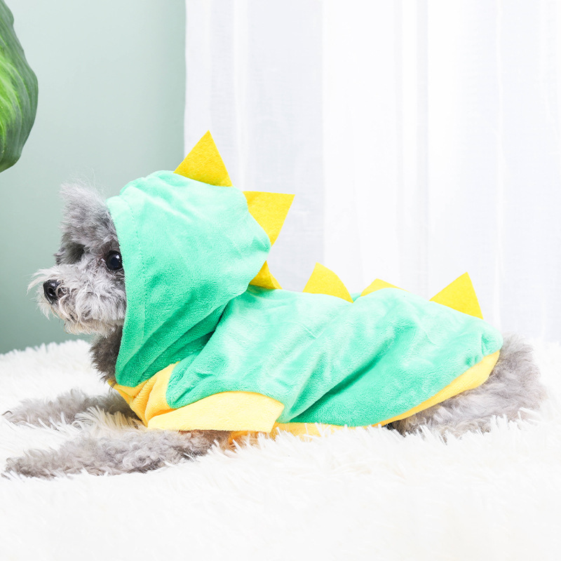 Funny Dinosaur Costume Pet Clothes Teddy Clothes Dog Clothes Cat Pet Supplies — image 1