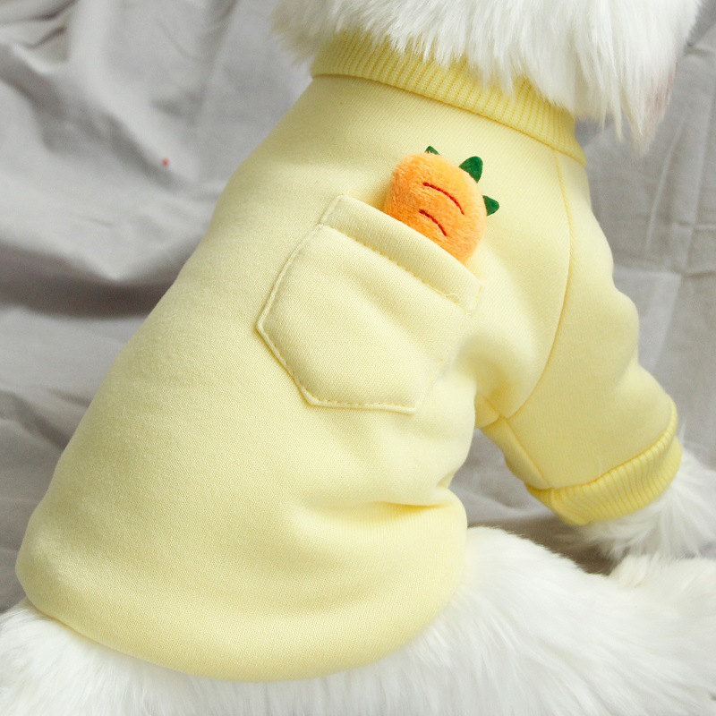 Chaquetón de Zanahoria para Perros - Vestido Cálido para Canes Pequeños — imagen 2