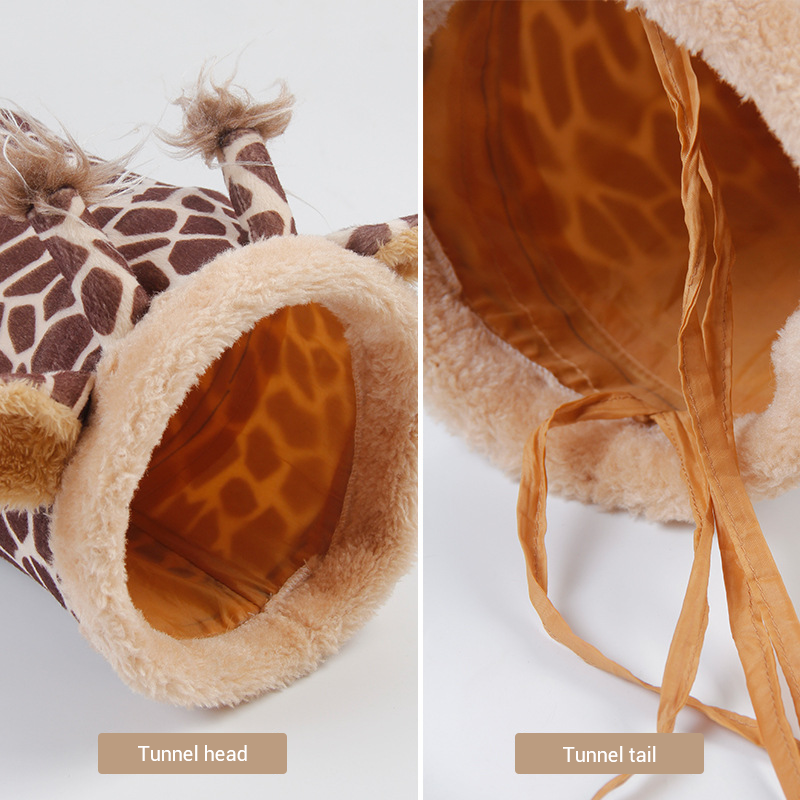 Mini Pet Supplies Single Pass Spring And Autumn Rabbit Tunnel Toys Dutch Pig Chinchilla Hamster Warm Nest — image 3
