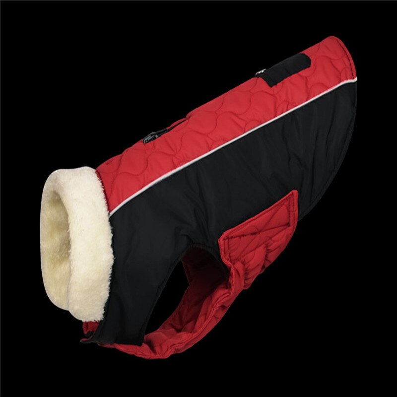 Pocket Autumn and Winter Pet Clothes Cotton Coat Double-sided Can Wear Dog Vest Reflective Waterproof Design Dog Clothing — image 4