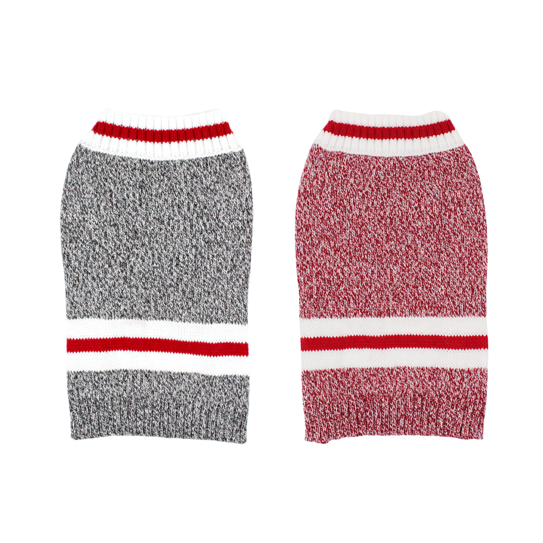 Dog Sweater Pet Knit Sweater Mixed Color Pet Sweater Pet Clothes — image 4